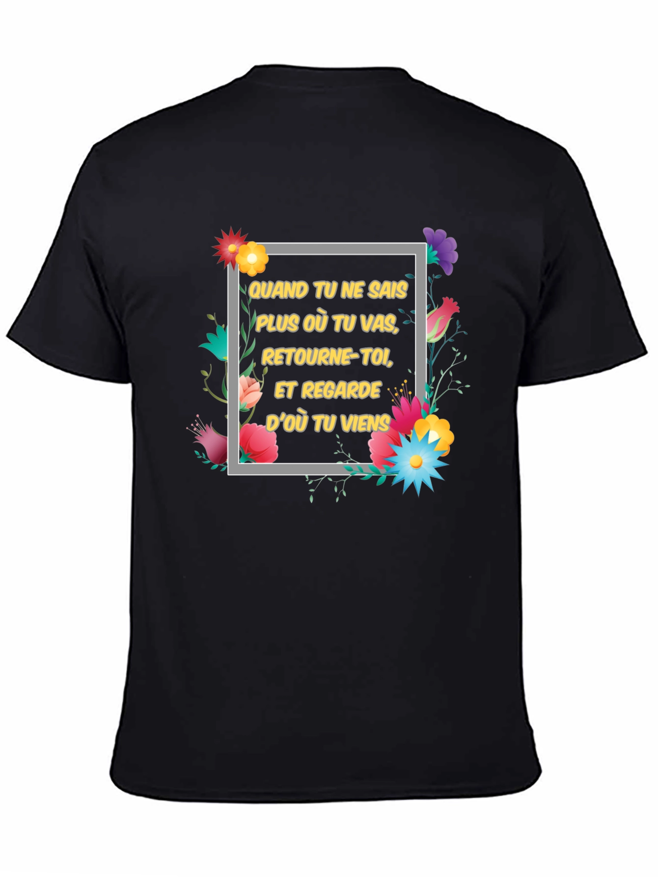 Floral Motivational T-Shirt