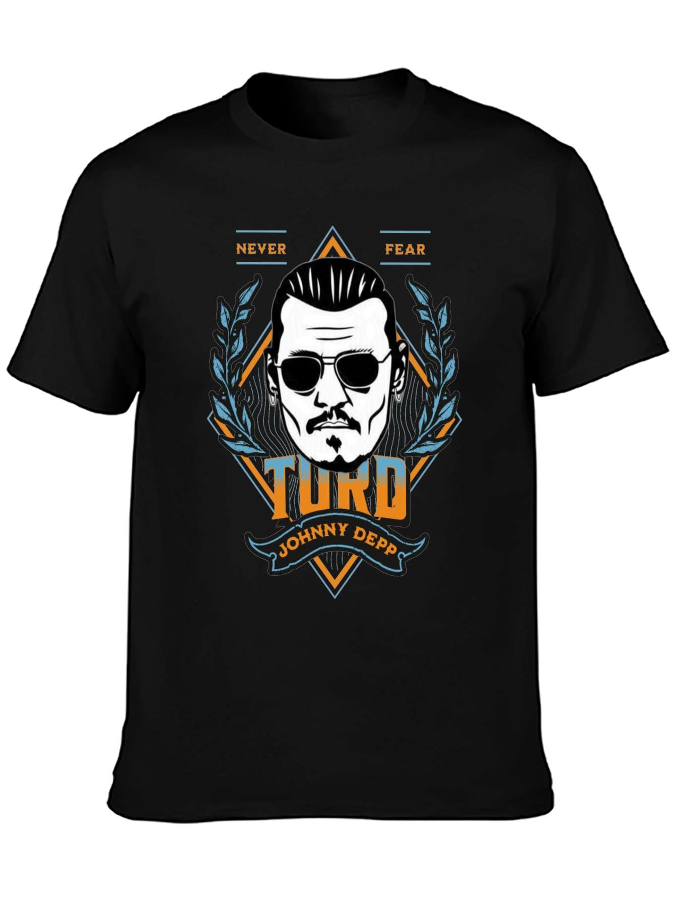 Johnny Depp Turd Graphic T-Shirt - Never Fear