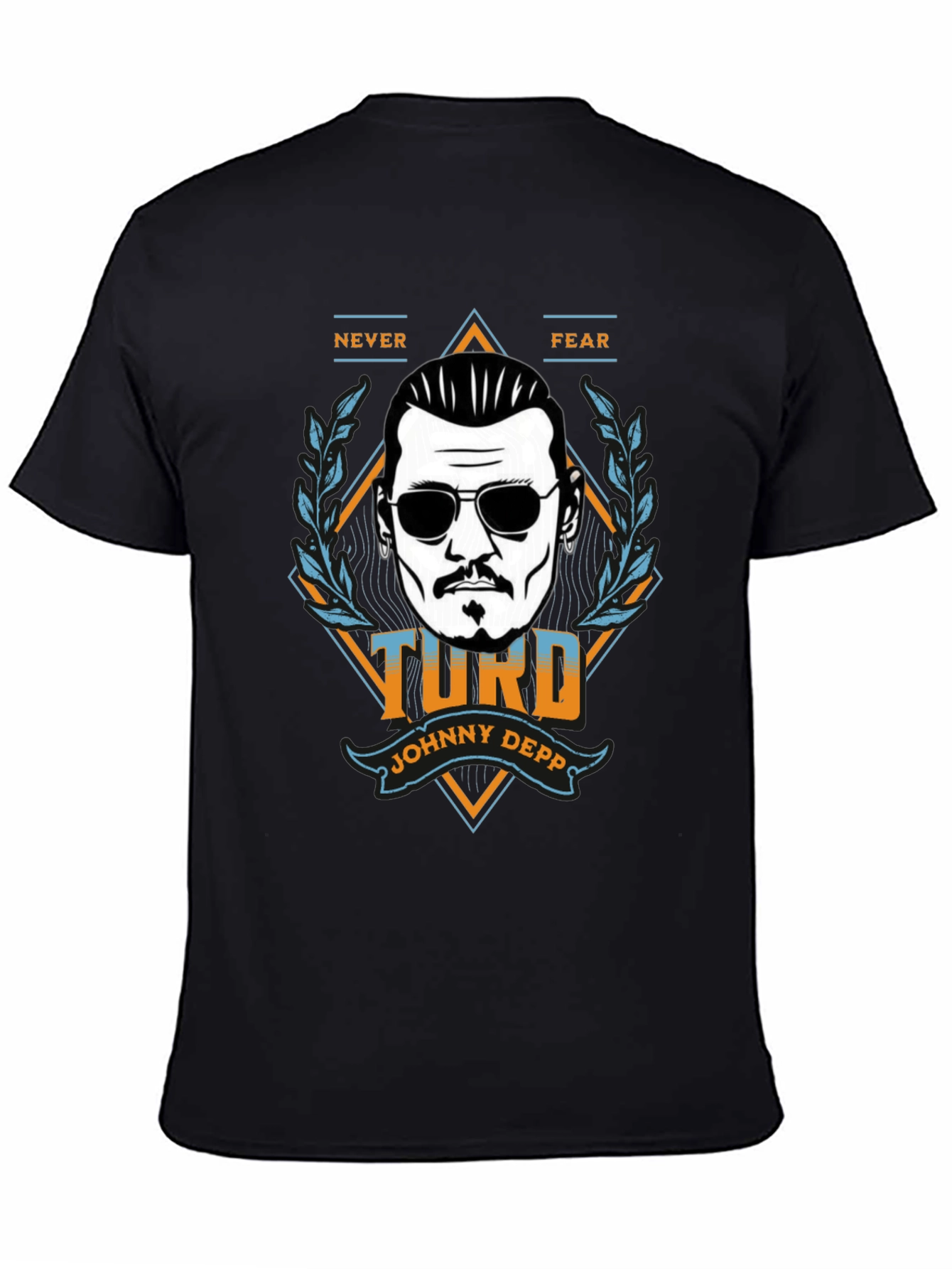 Johnny Depp Turd Graphic T-Shirt - Never Fear