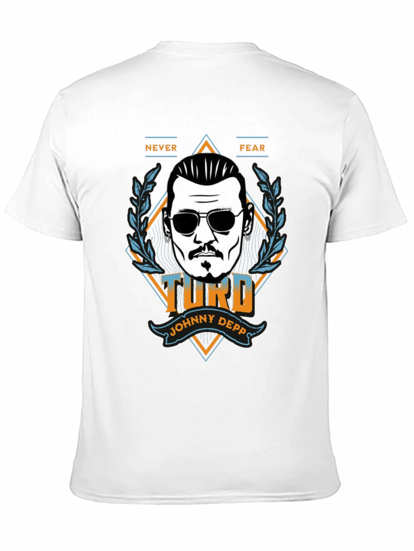 Johnny Depp Turd Graphic T-Shirt - Never Fear
