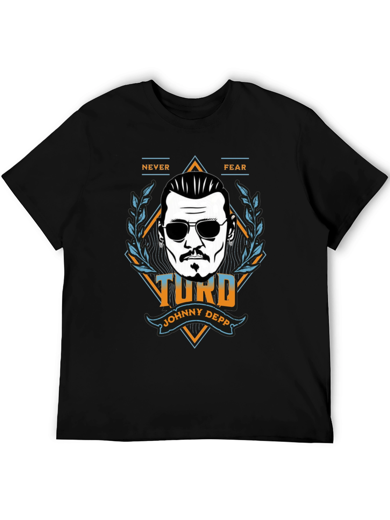 Johnny Depp Turd Graphic T-Shirt - Never Fear
