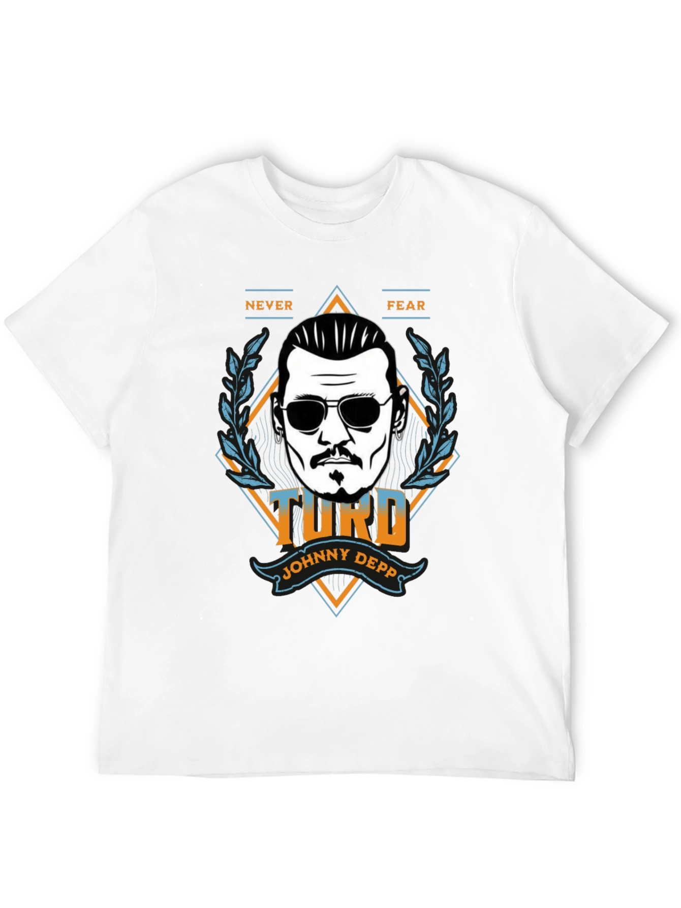 Johnny Depp Turd Graphic T-Shirt - Never Fear