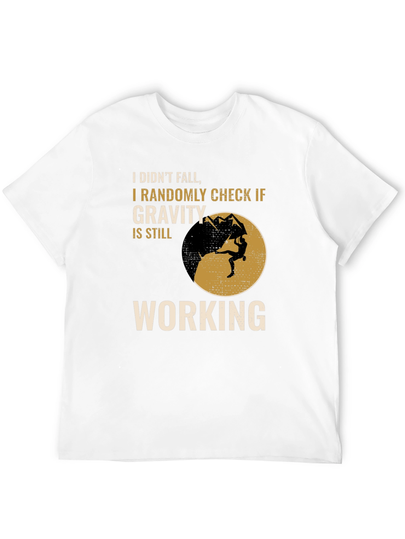 Gravity Check Graphic Tee - Rock Climbing Shirt