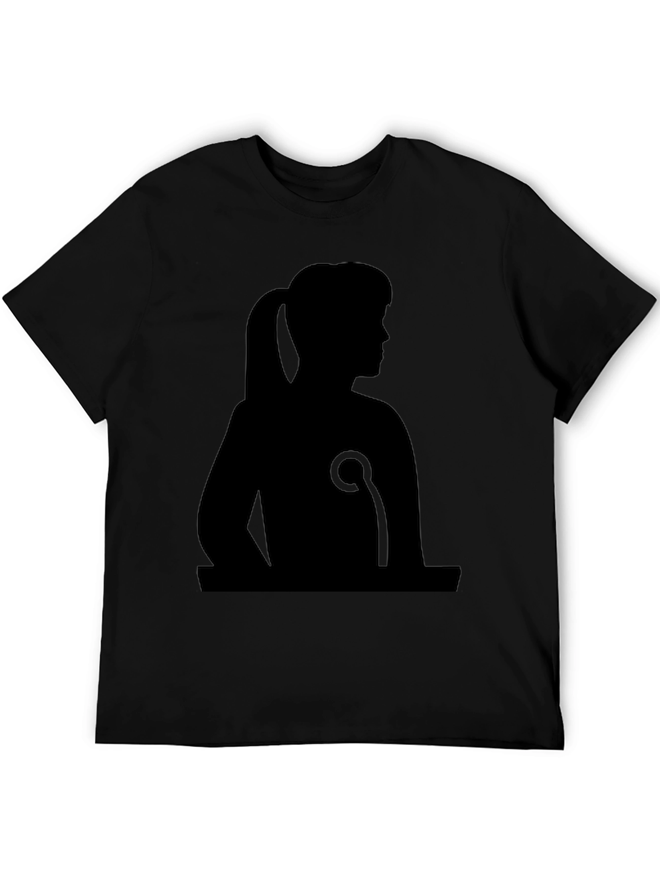Silhouette Graphic Black Tee