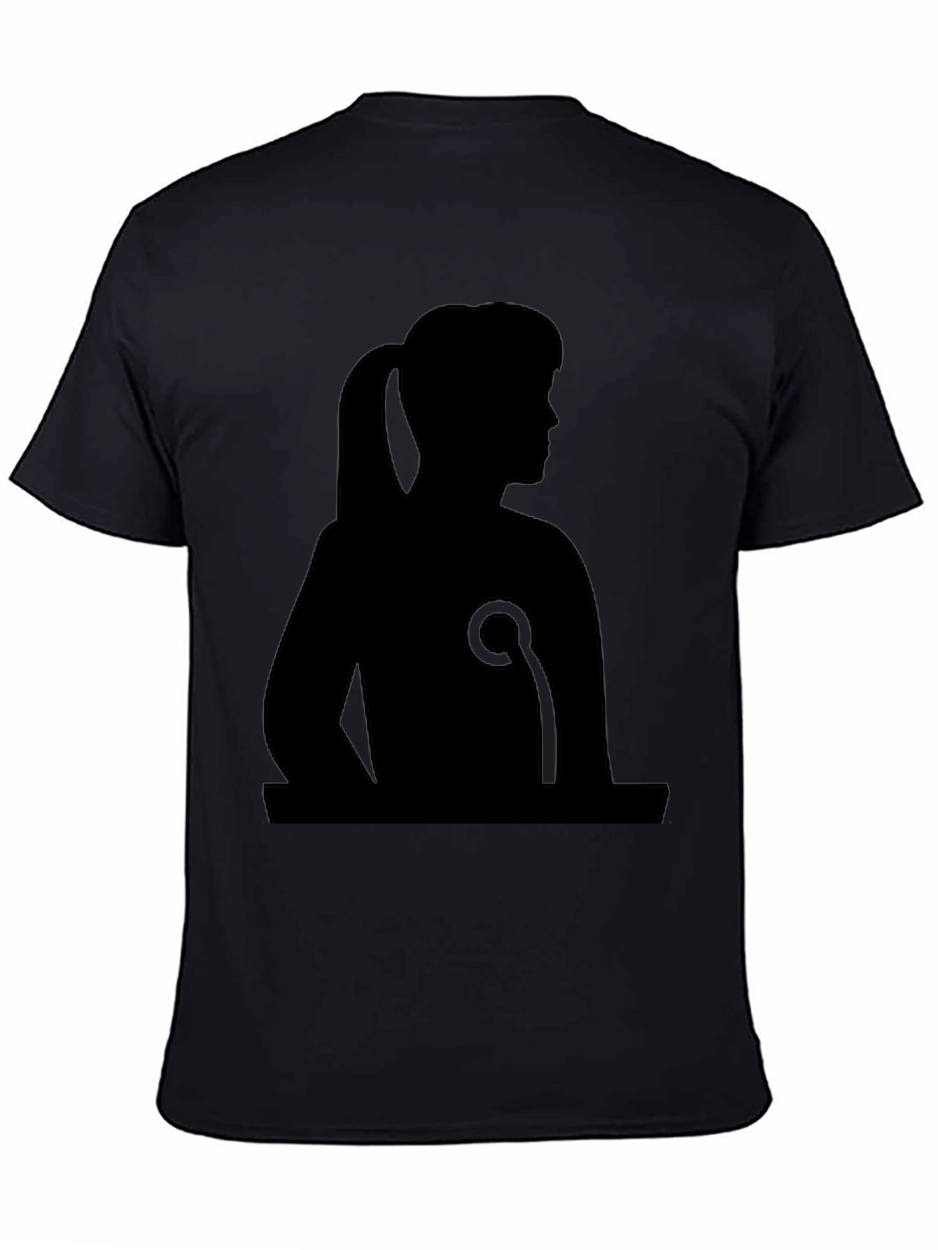 Silhouette Graphic Black Tee