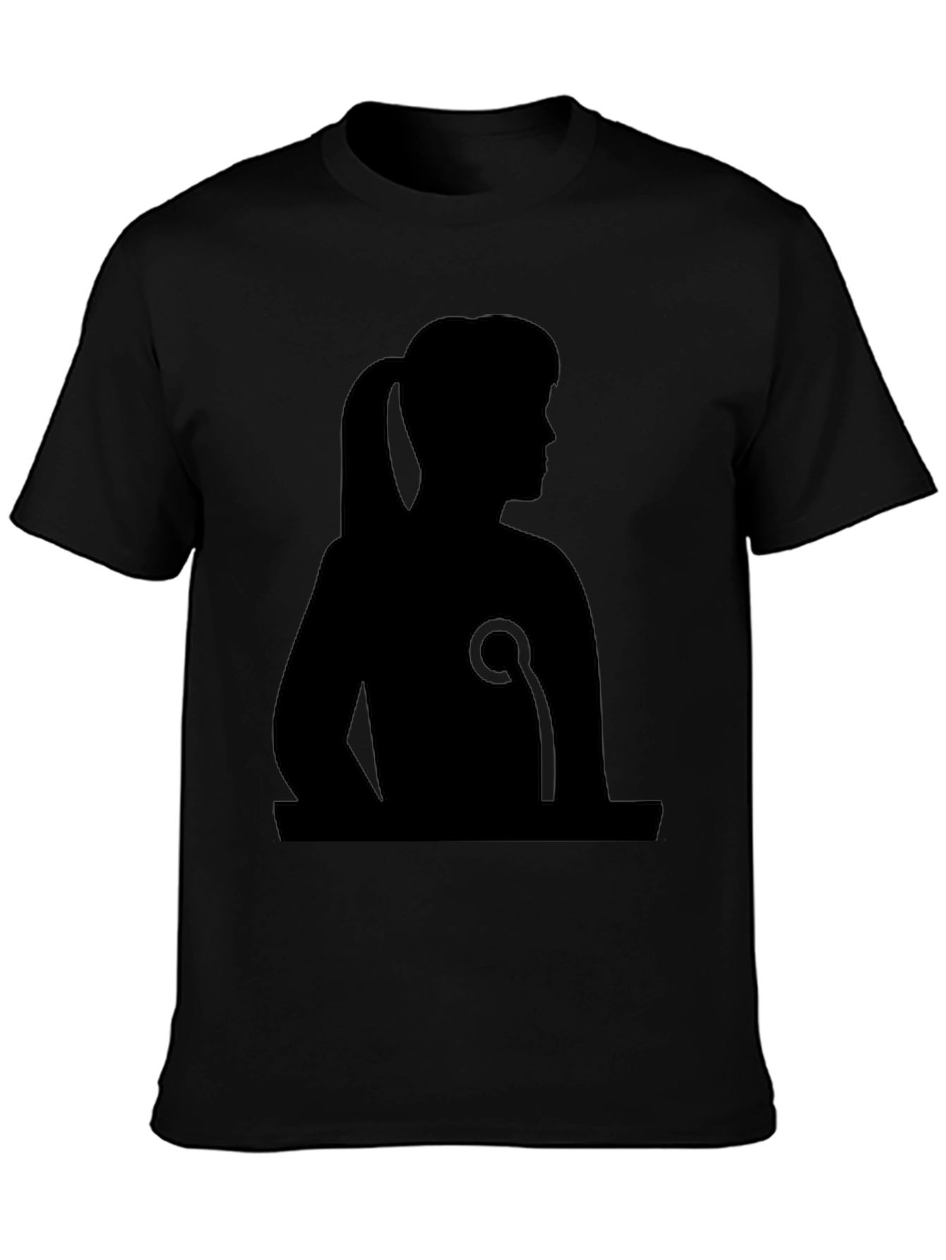 Silhouette Graphic Black Tee