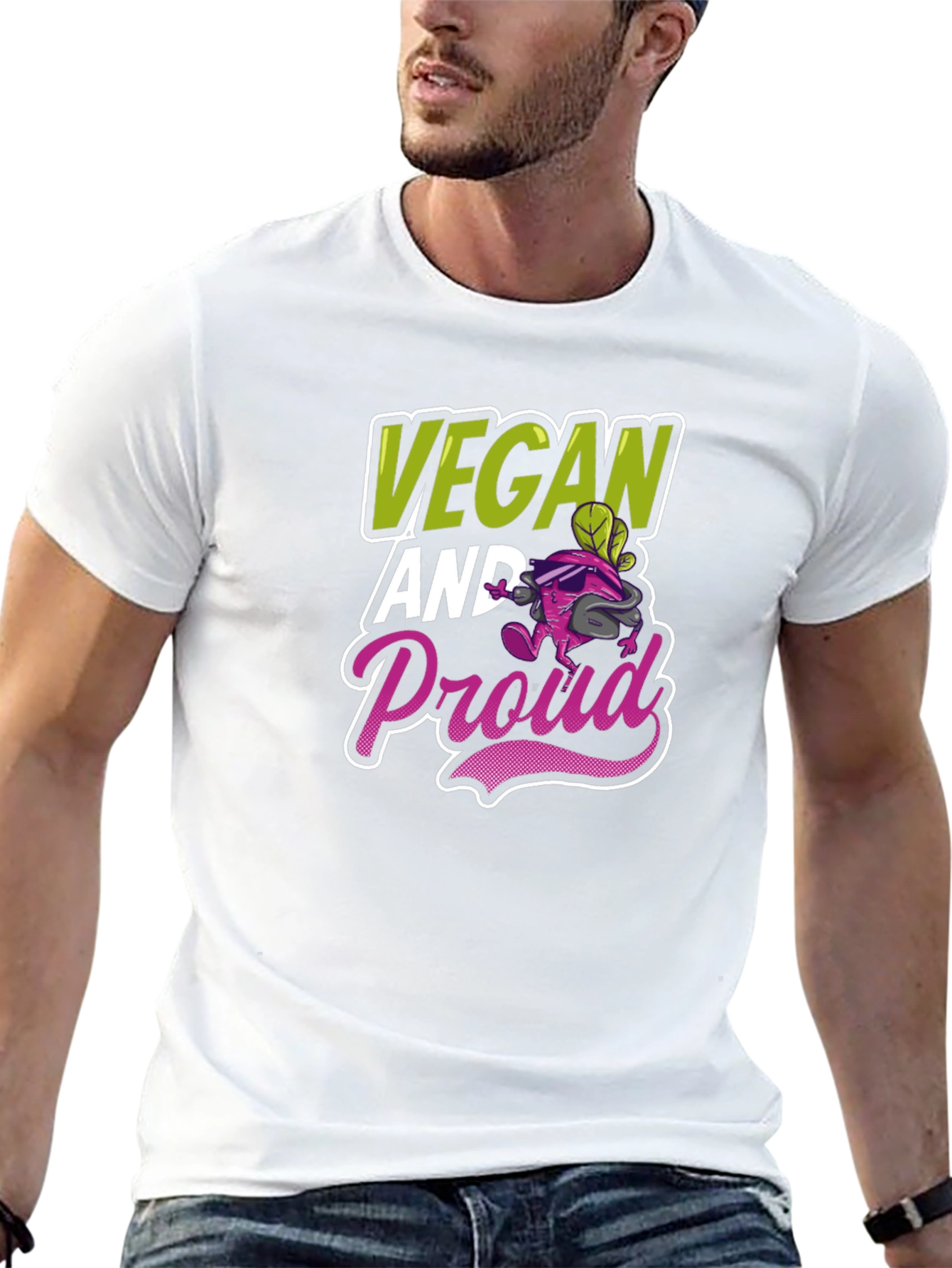 Vegan And Proud Graphic Tee