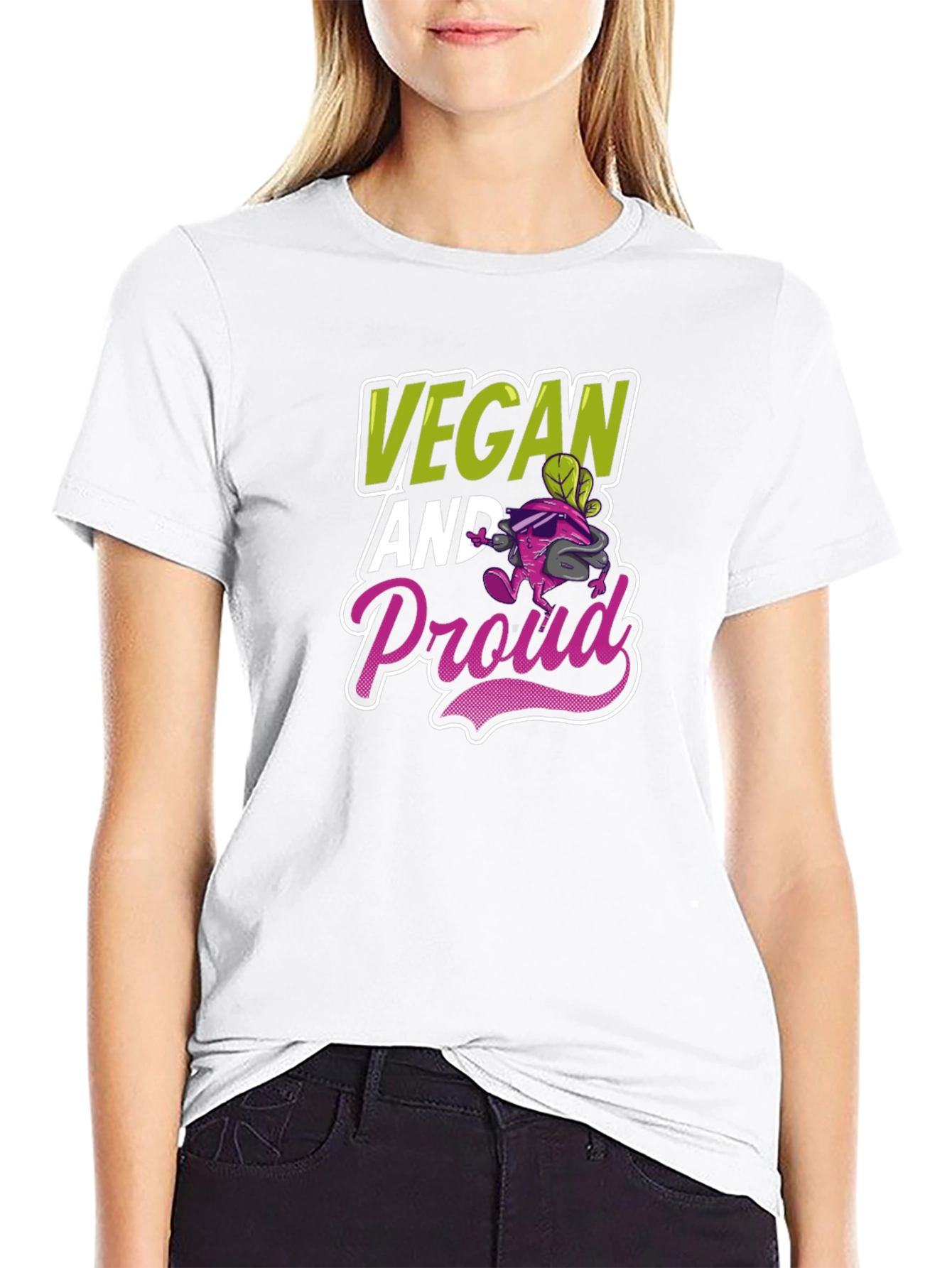 Vegan And Proud Graphic Tee