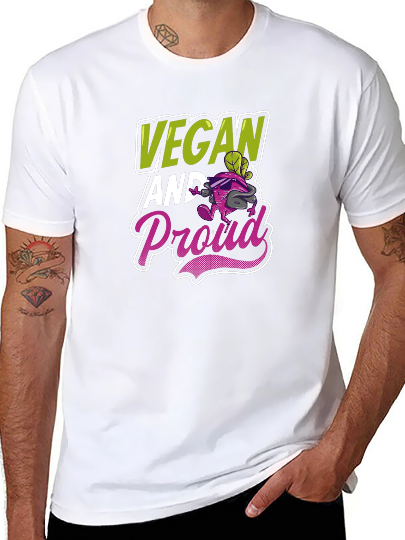 Vegan And Proud Graphic Tee