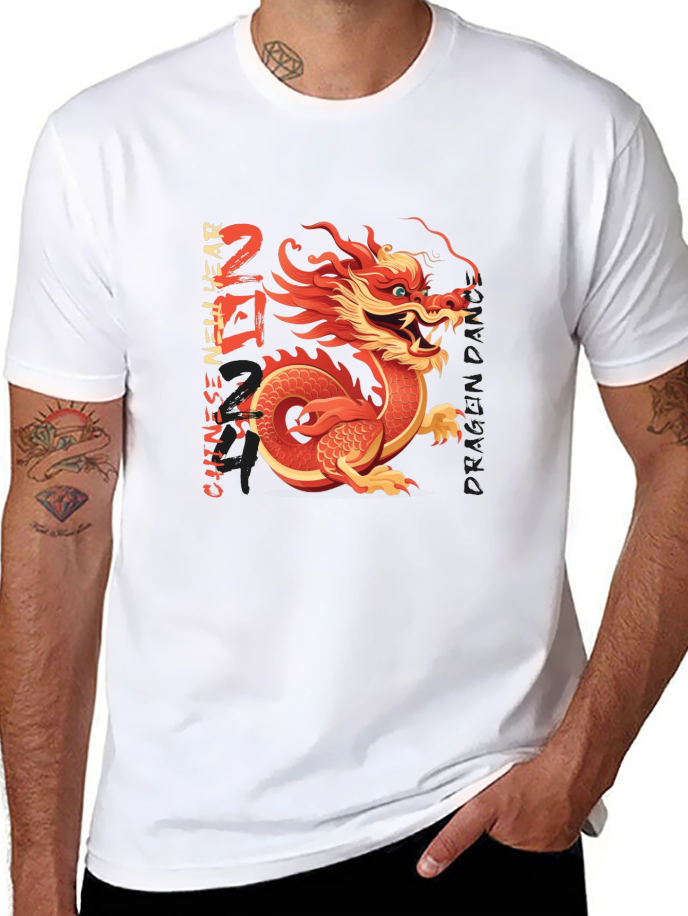 Chinese New Year Dragon Dance T-Shirt