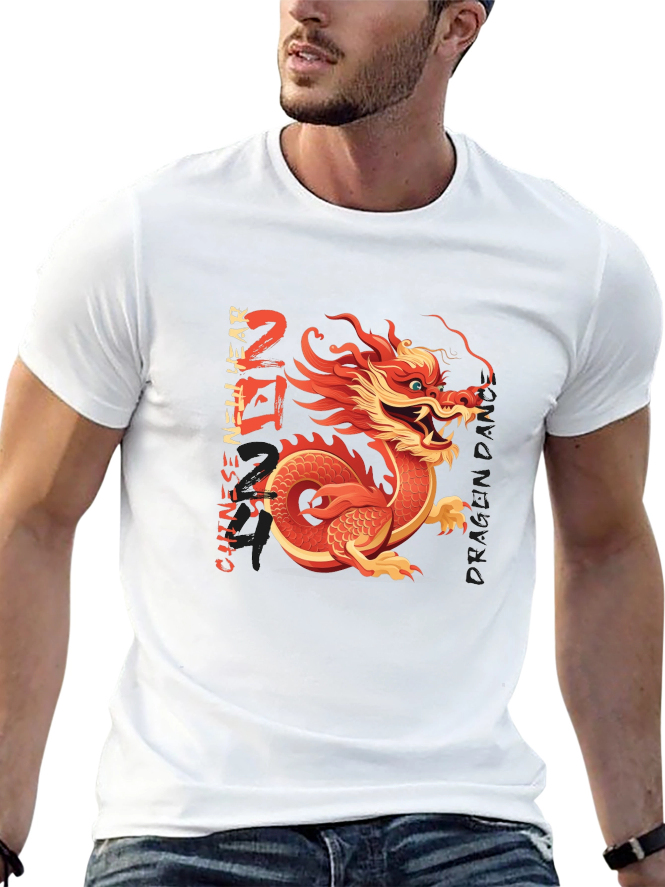 Chinese New Year Dragon Dance T-Shirt