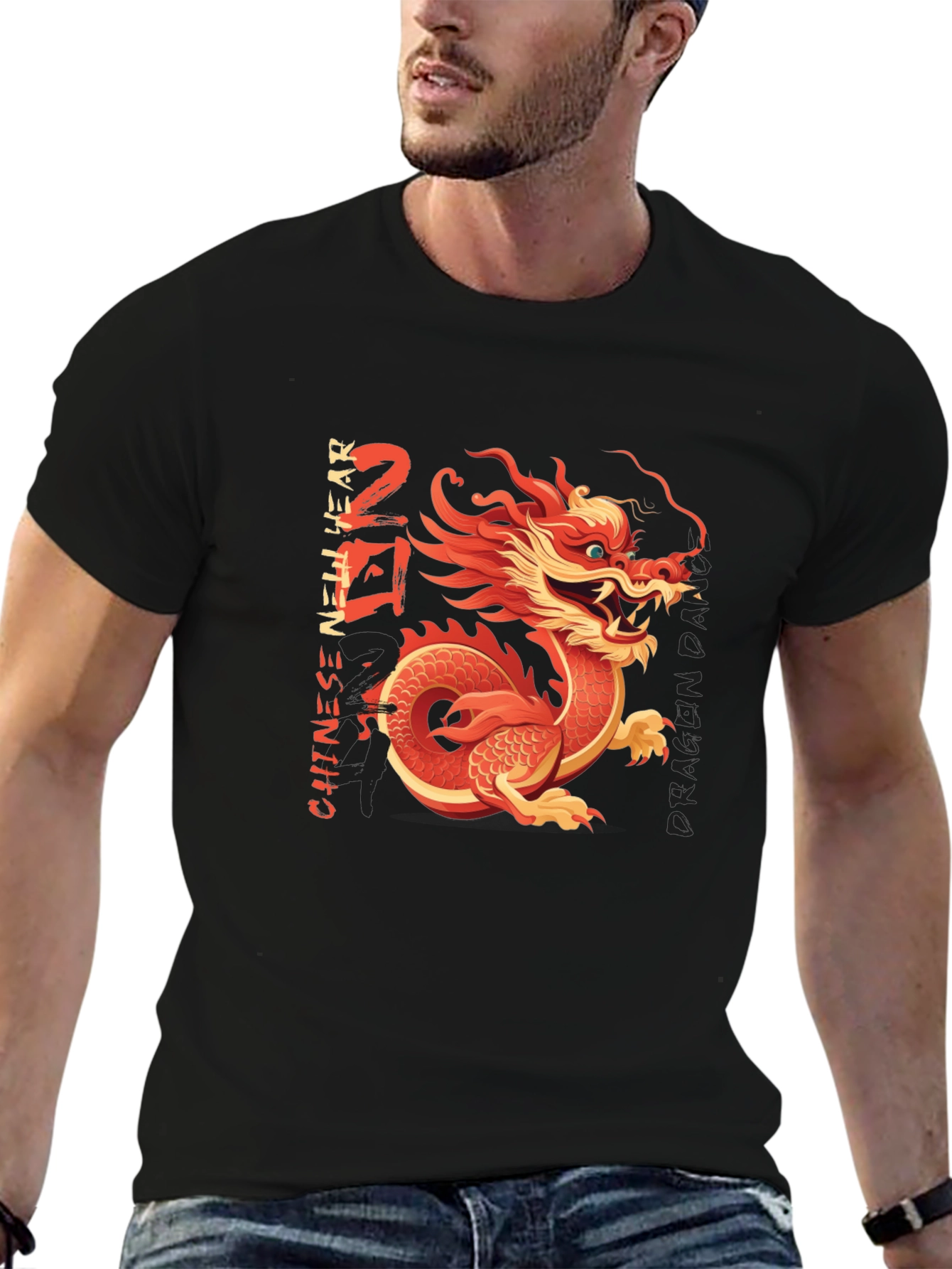 Chinese New Year Dragon Dance T-Shirt