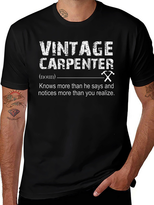 Vintage Carpenter Definition T-Shirt