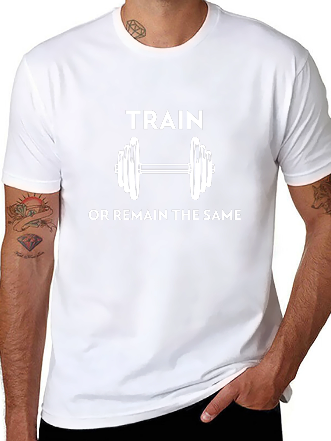 Train or Remain the Same Motivational T-Shirt