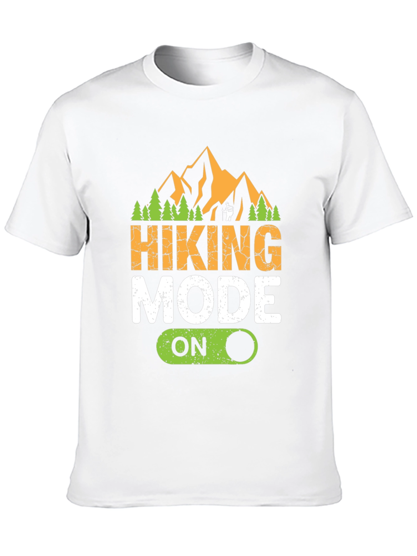 Hiking Mode On Graphic Tee - Adventure Ready Shirt
