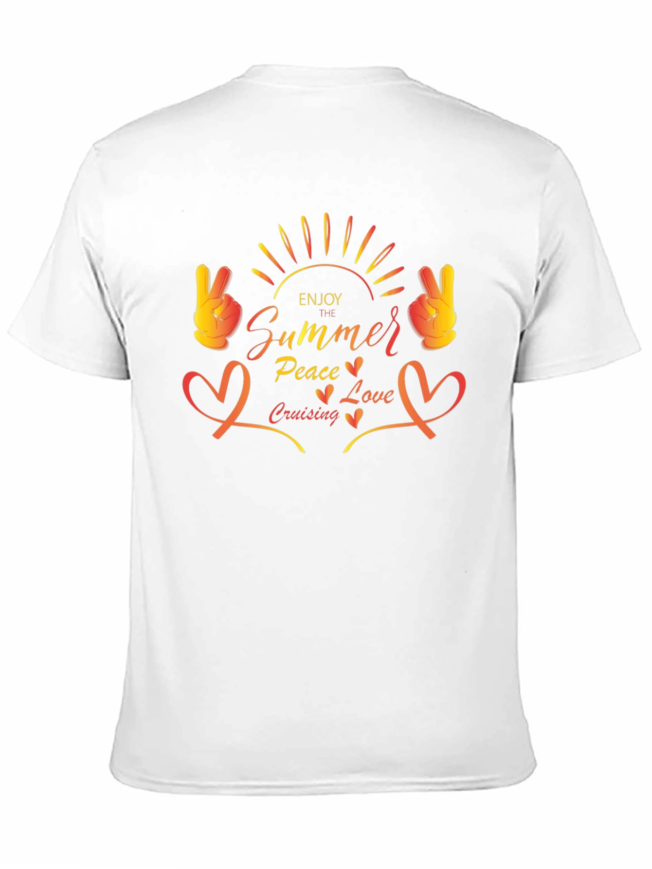 Summer Peace Love Cruising Graphic Tee