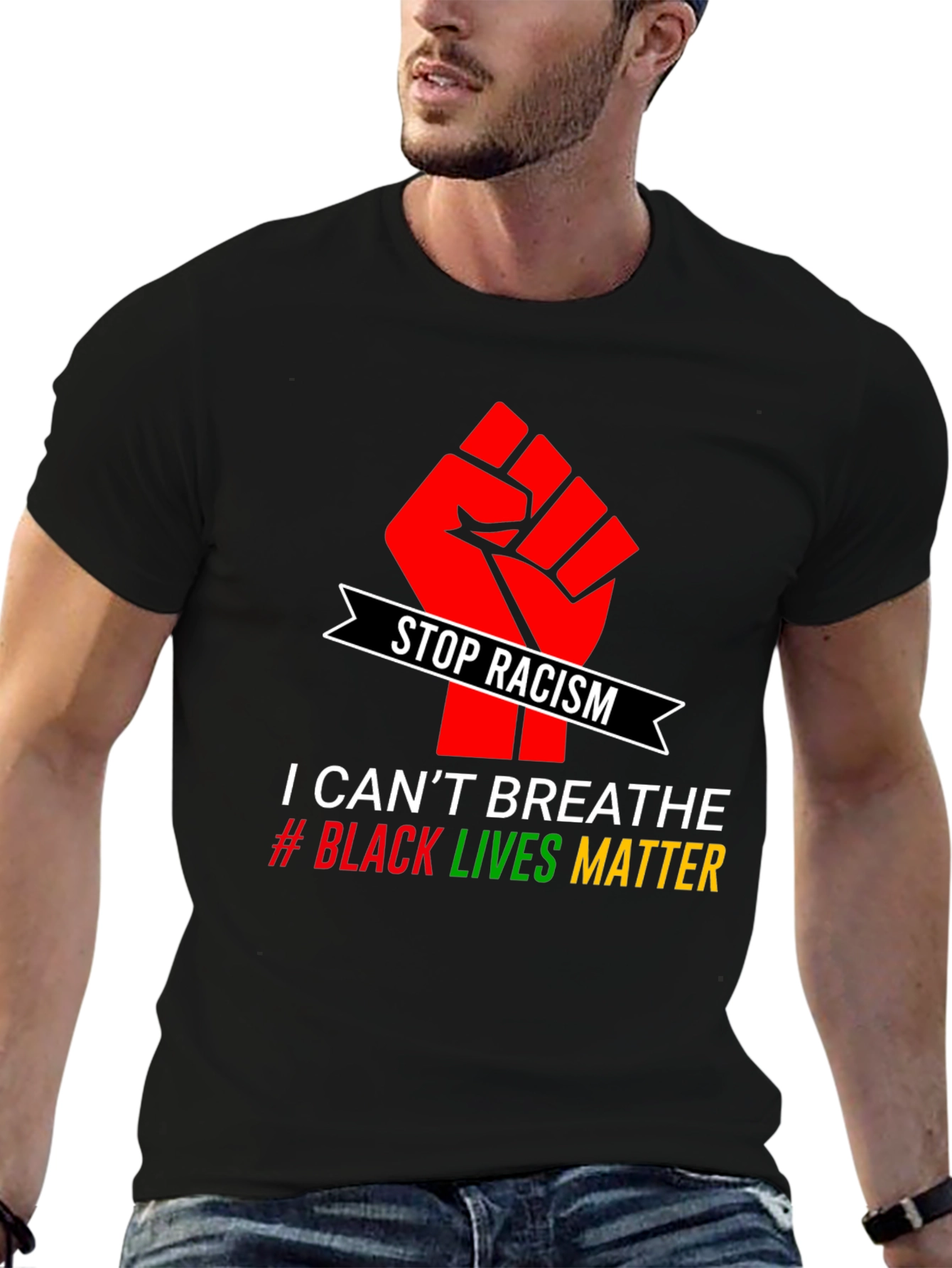 Stop Racism T-Shirt: Black Lives Matter Tee