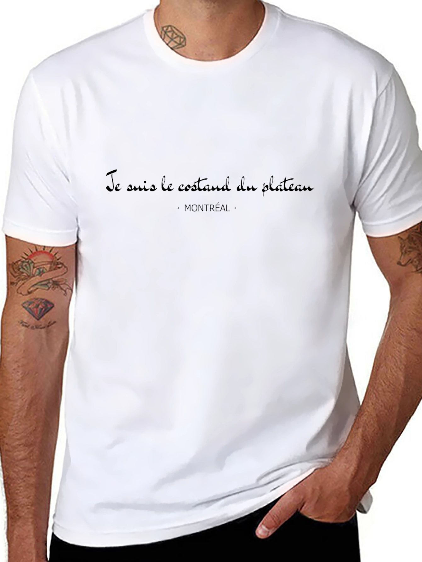 Je Suis Le Costaud Du Plateau T-Shirt
