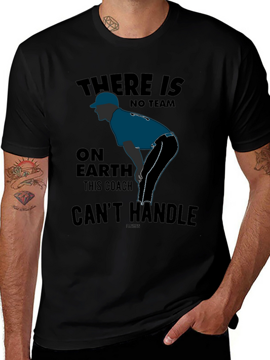 Baseball Coach Graphic T-Shirt - Sports Fan Apparel
