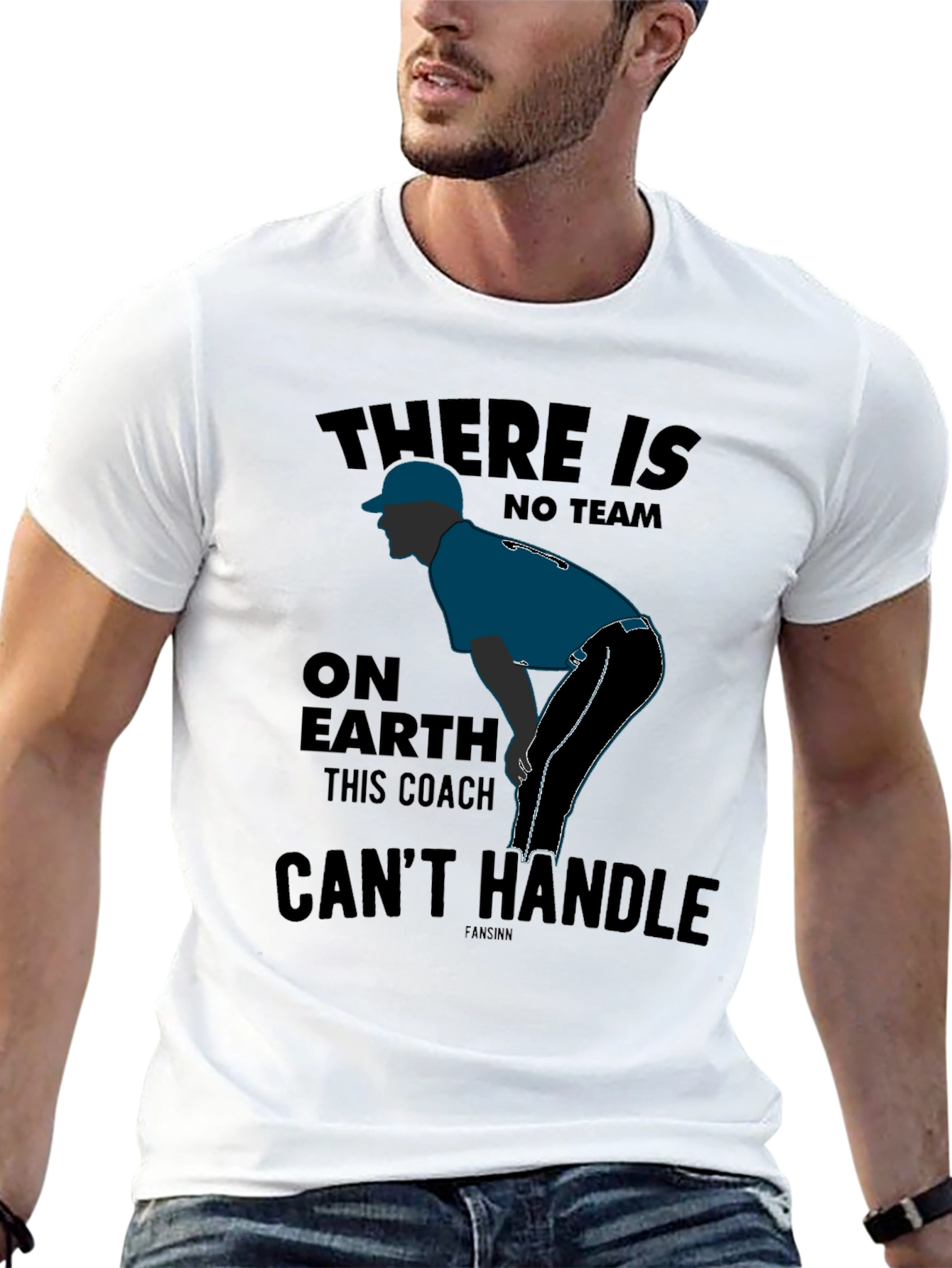 Baseball Coach Graphic T-Shirt - Sports Fan Apparel