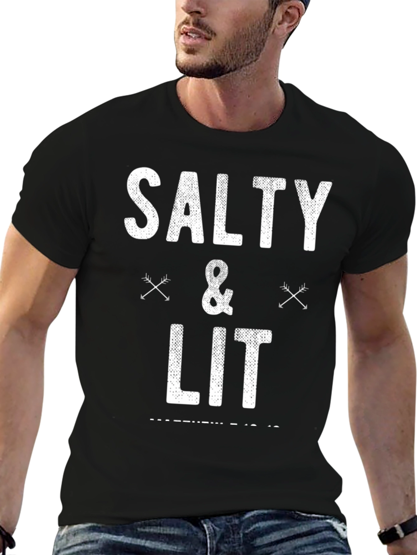 Salty & Lit Graphic Tee - Trendy Casual Wear