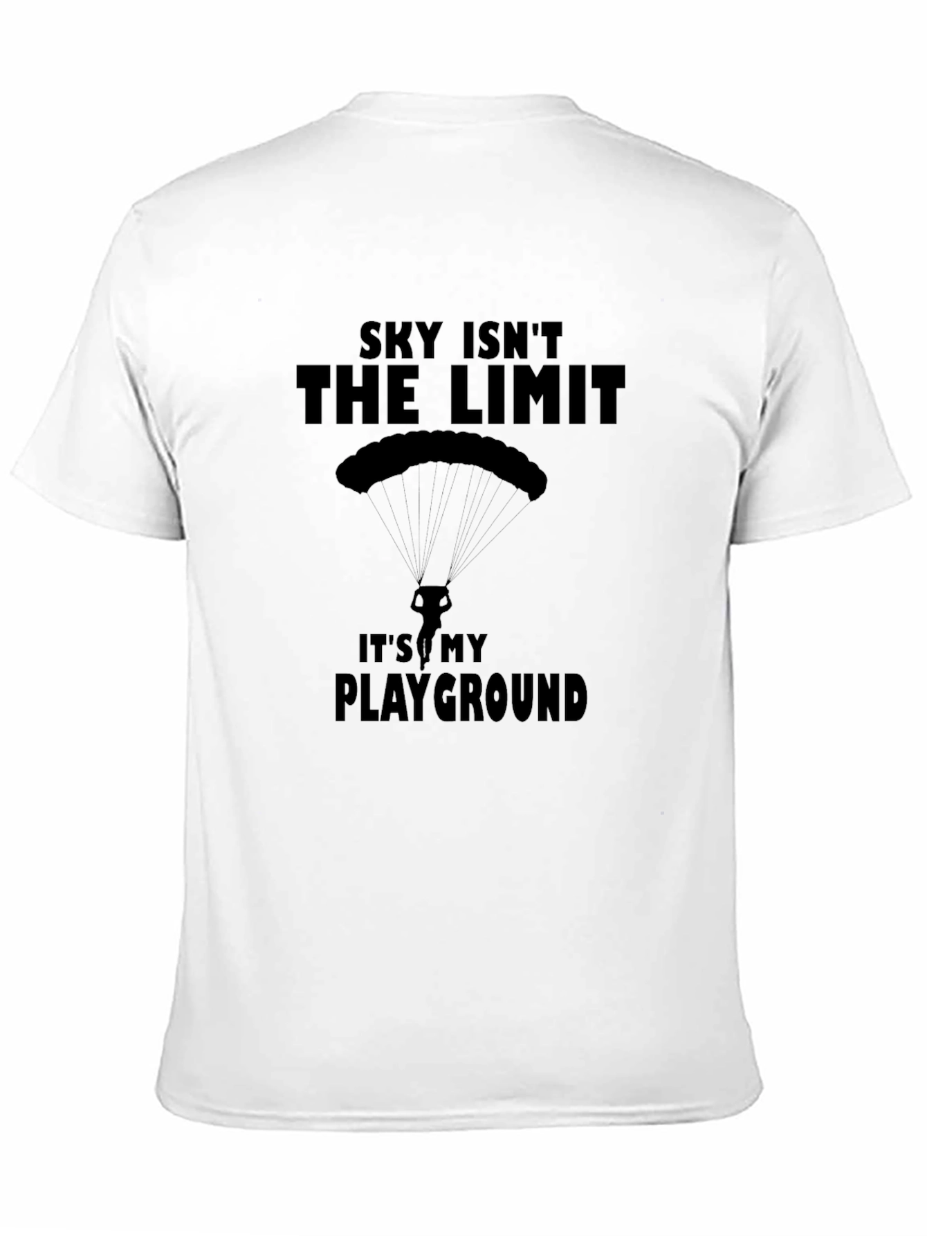 Sky Isnt the Limit T-Shirt - Playground Parachute Design