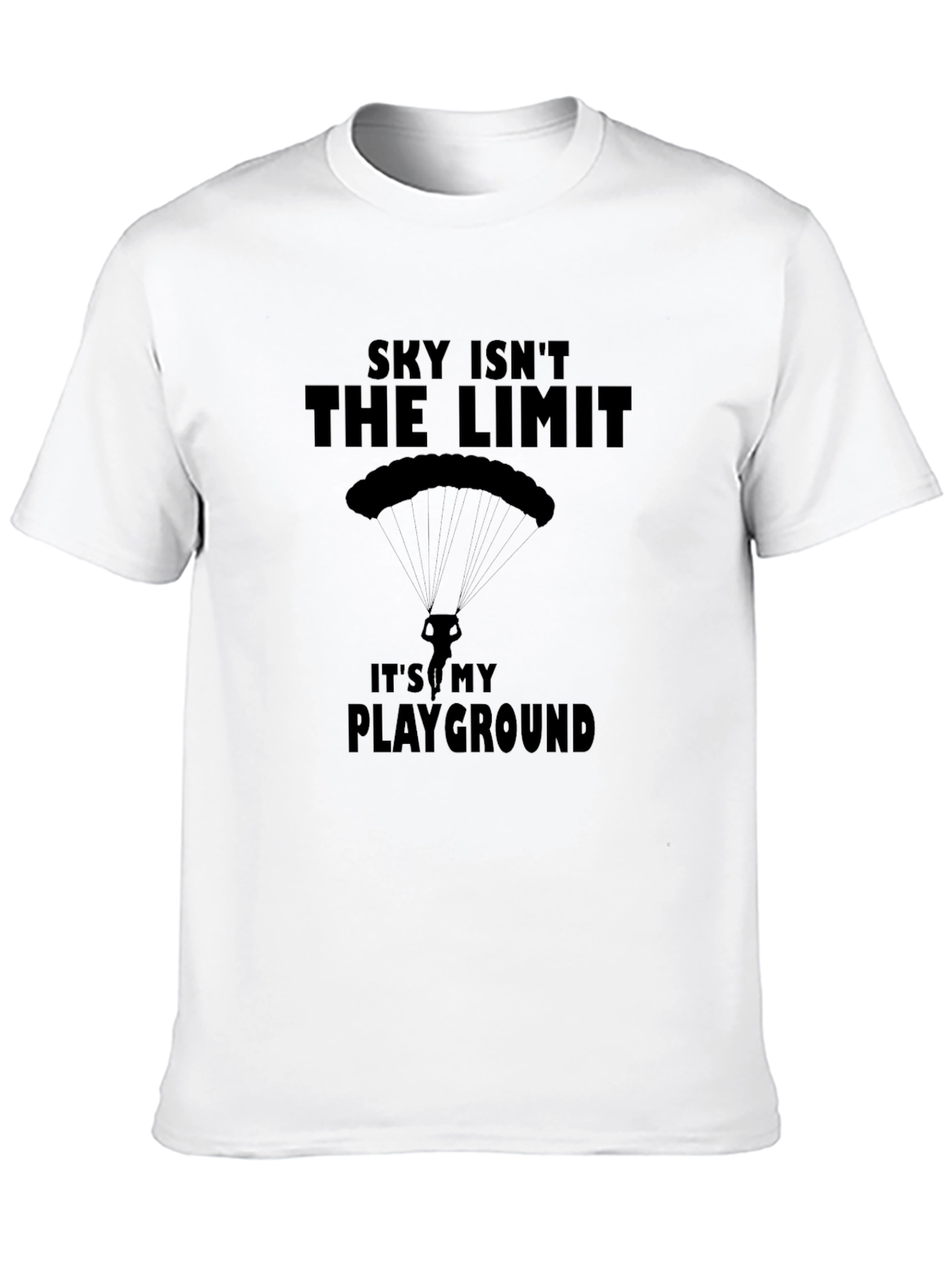 Sky Isnt the Limit T-Shirt - Playground Parachute Design