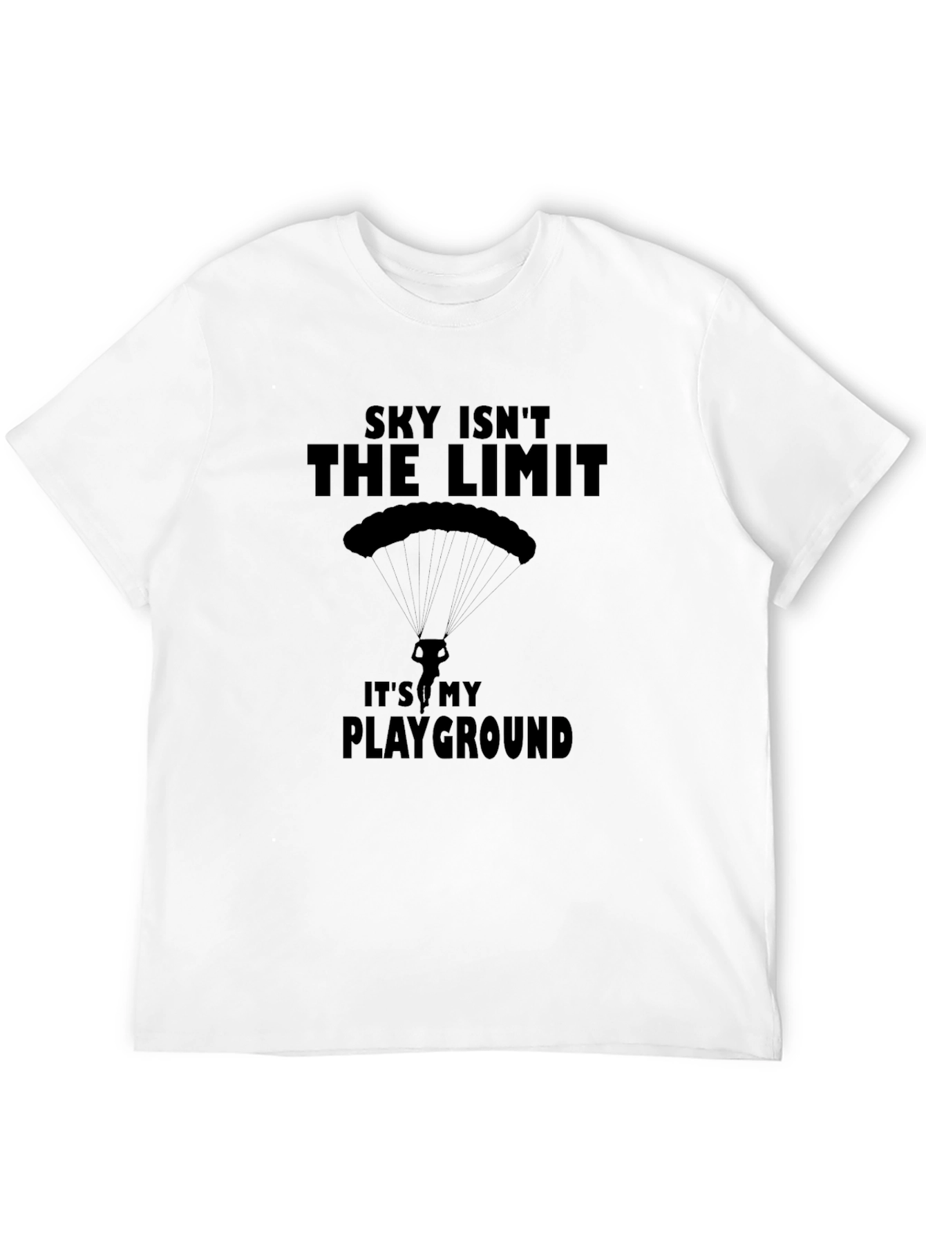 Sky Isnt the Limit T-Shirt - Playground Parachute Design