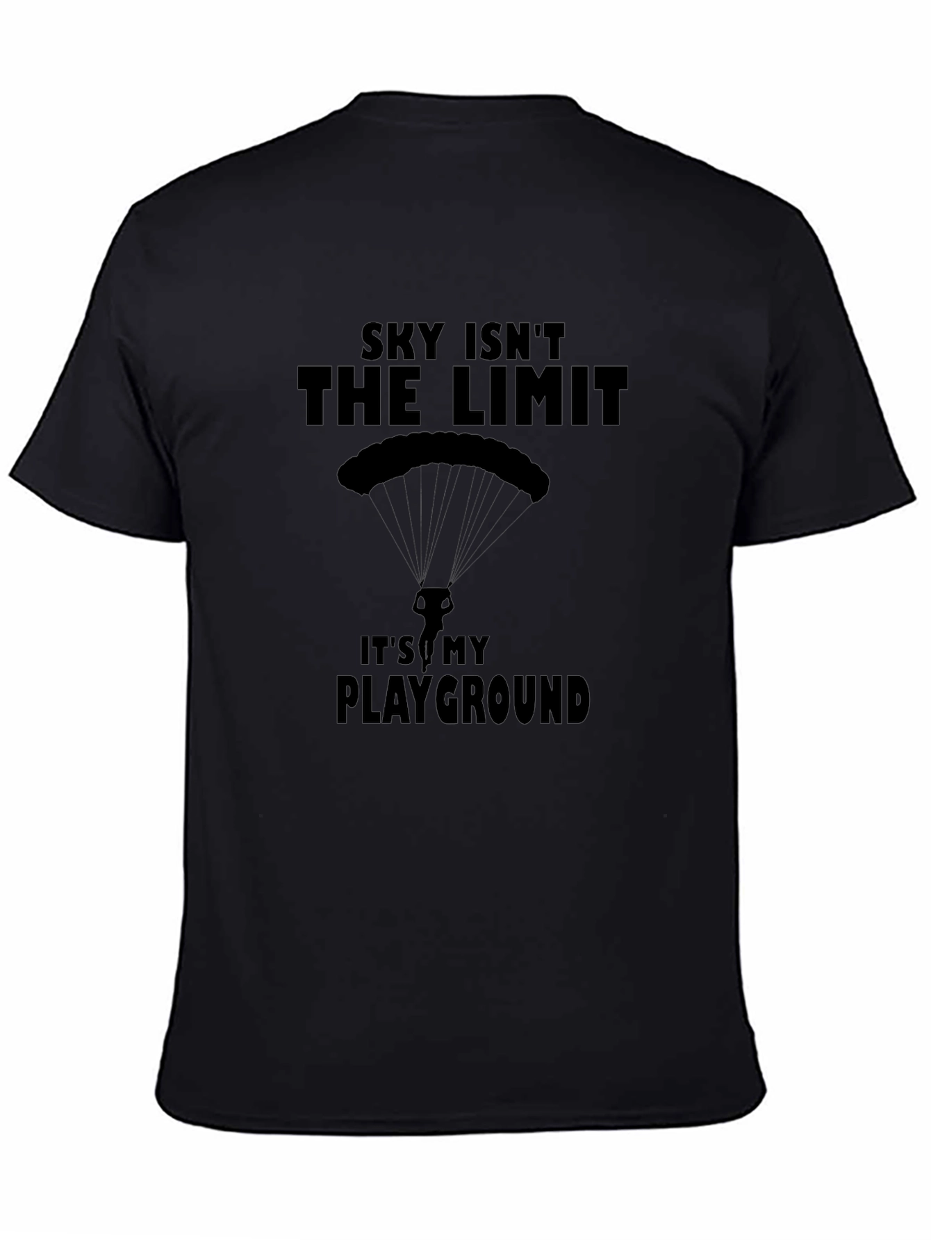 Sky Isnt the Limit T-Shirt - Playground Parachute Design