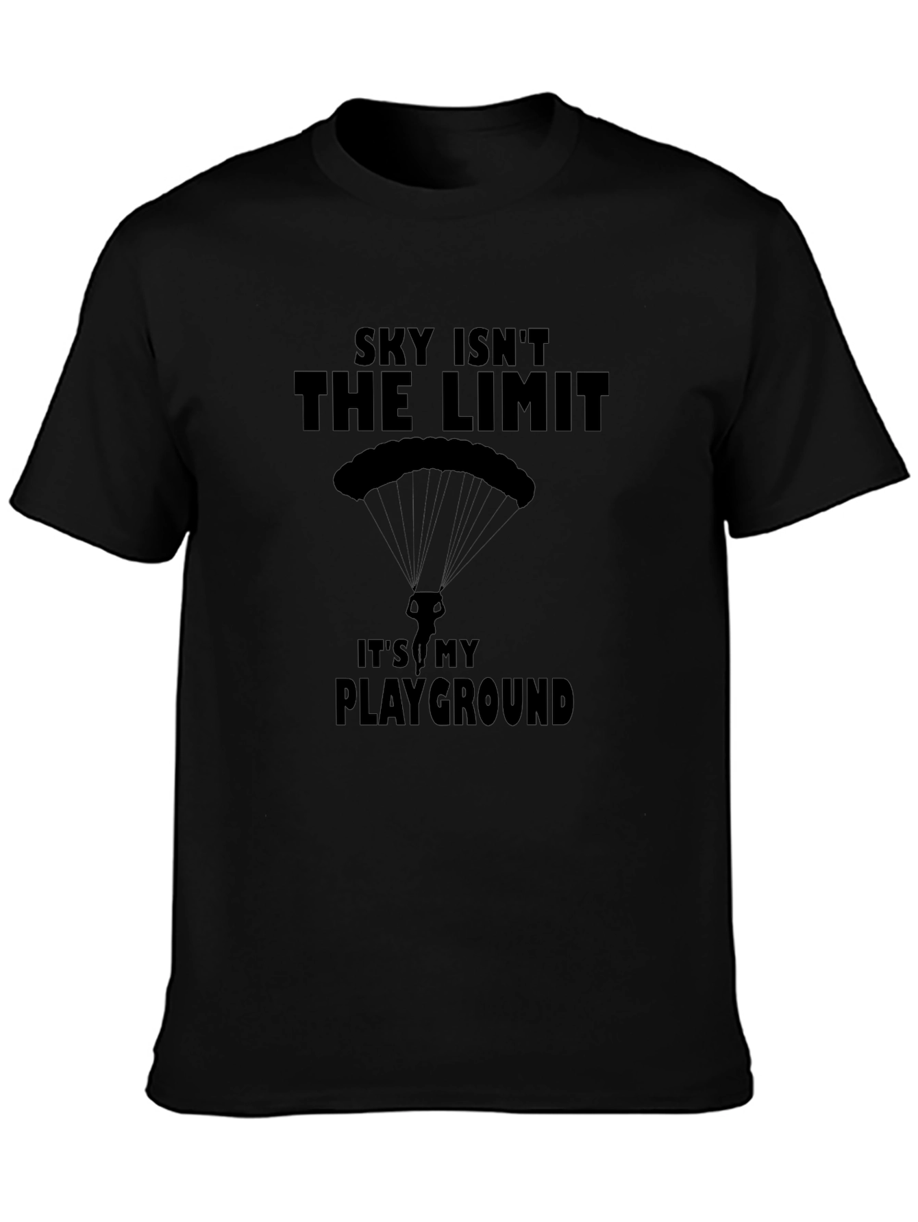 Sky Isnt the Limit T-Shirt - Playground Parachute Design