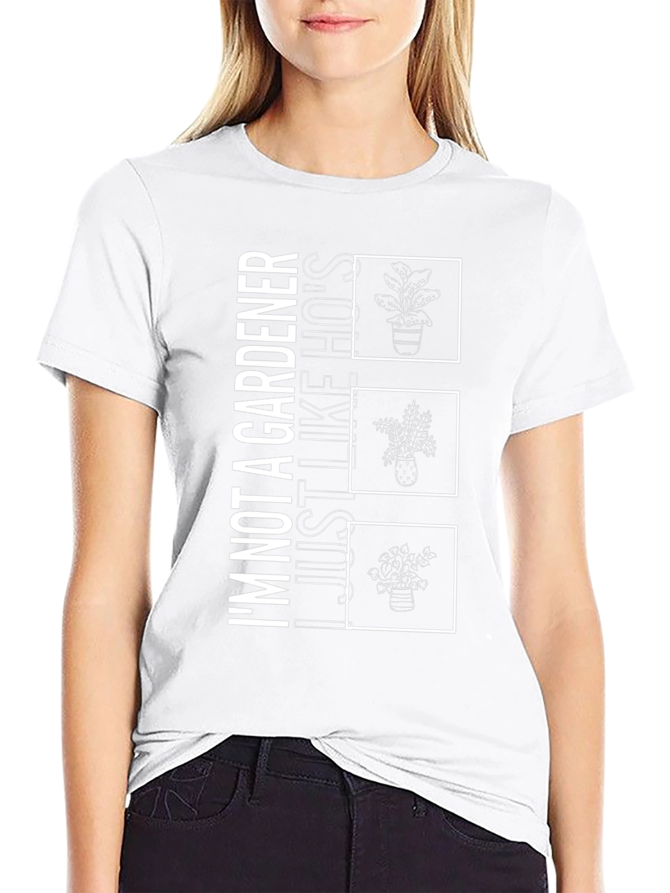 Gardener Humor Graphic T-Shirt - Just Like Hos