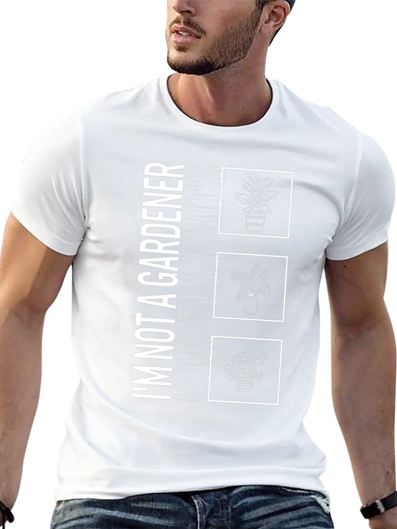 Gardener Humor Graphic T-Shirt - Just Like Hos