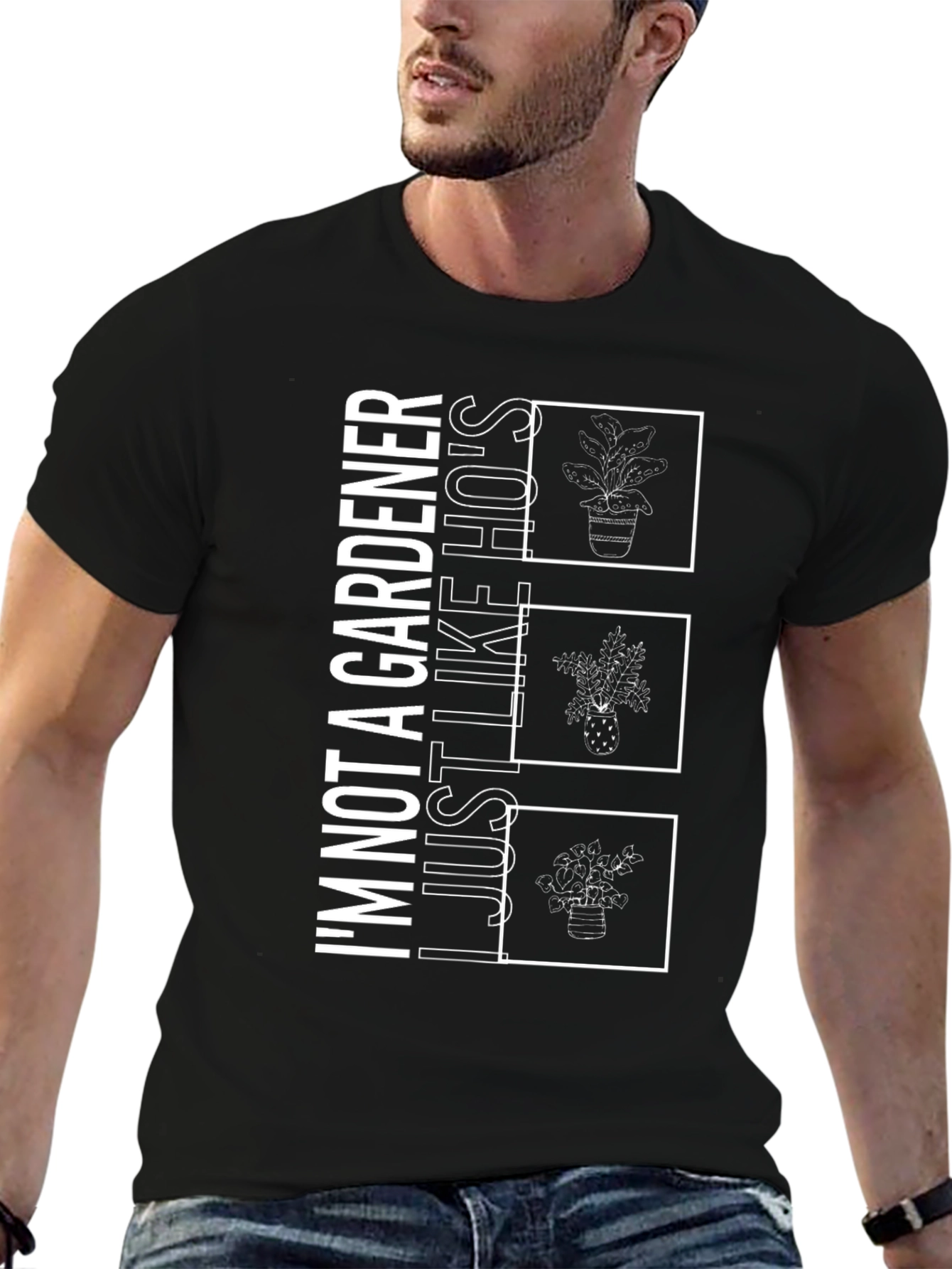 Gardener Humor Graphic T-Shirt - Just Like Hos