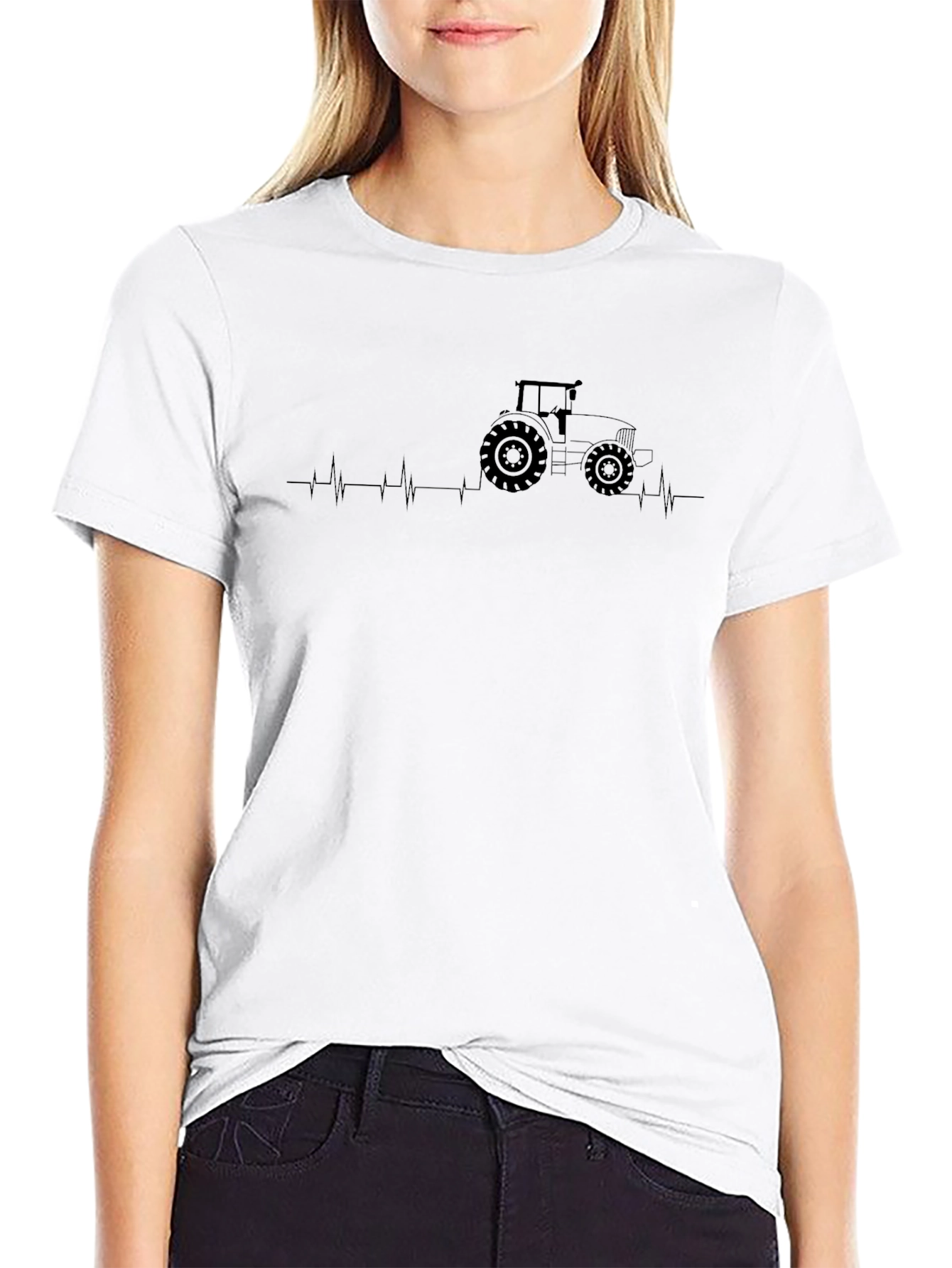 Tractor Heartbeat T-Shirt - Farm Life