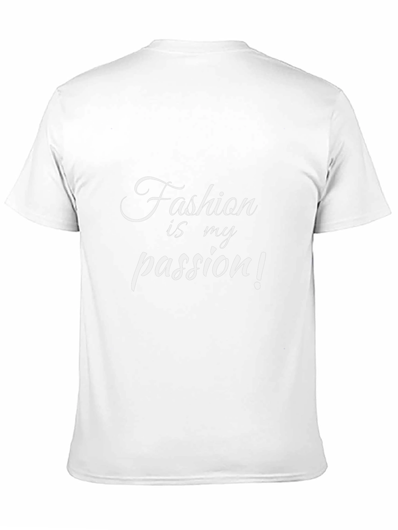 Fashion is my Passion T-Shirt - Stylish Black Tee