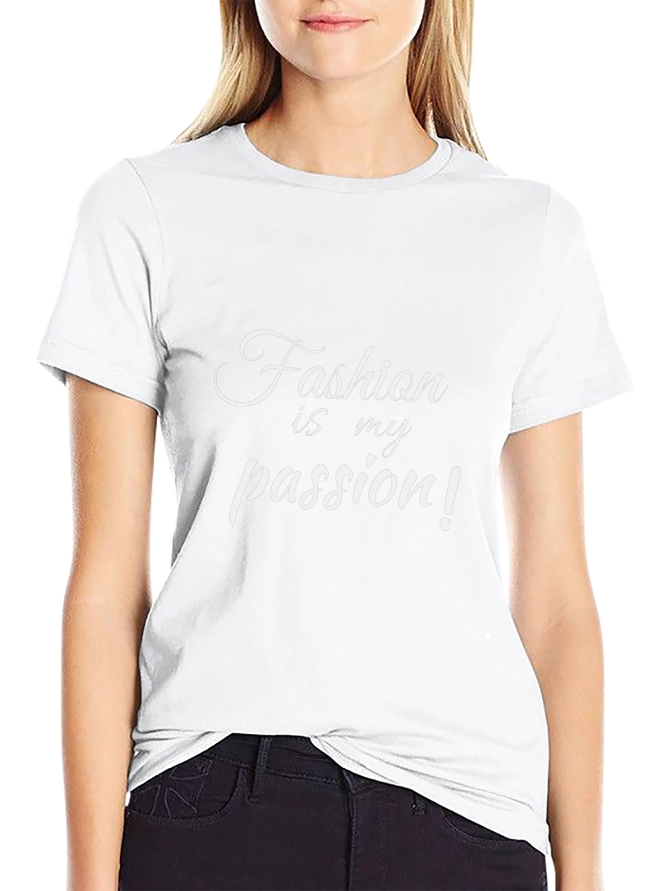 Fashion is my Passion T-Shirt - Stylish Black Tee