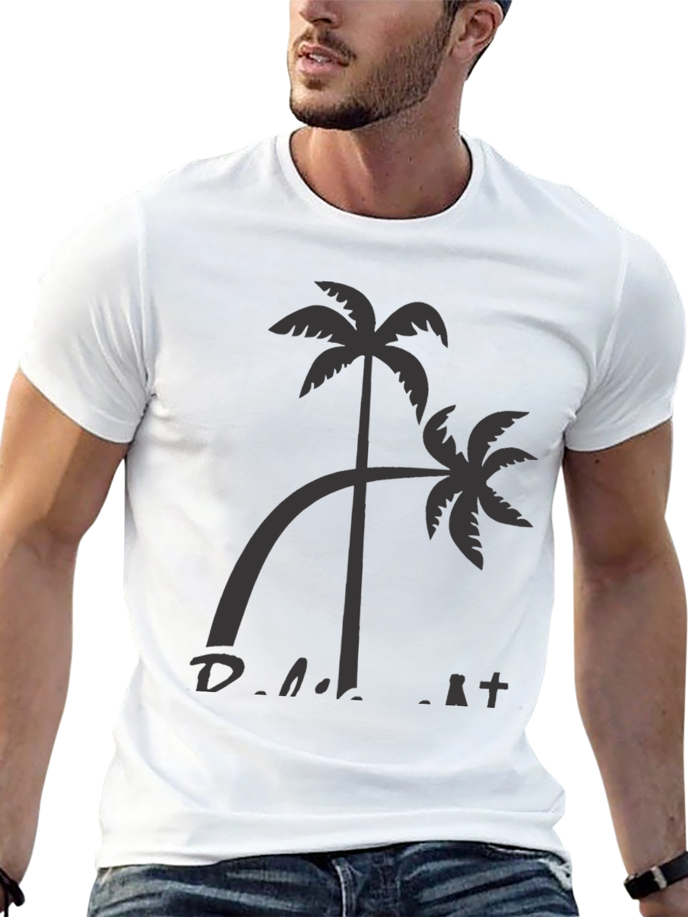 Palm Tree Graphic Tee - Casual Comfort Shirt