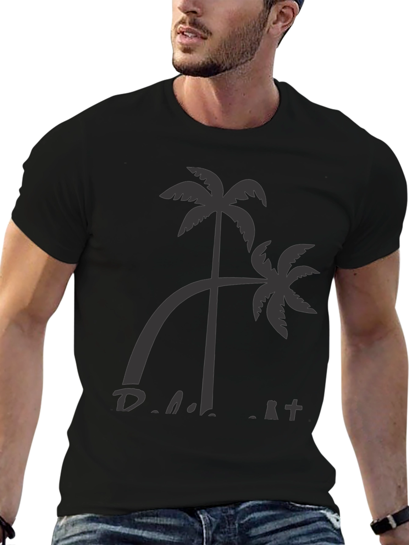 Palm Tree Graphic Tee - Casual Comfort Shirt