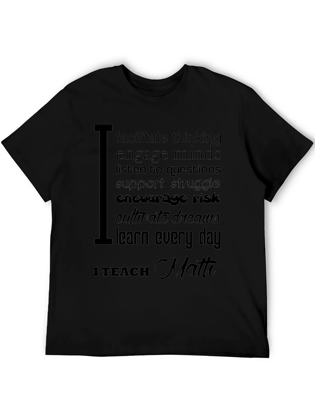 I Teach Math T-Shirt