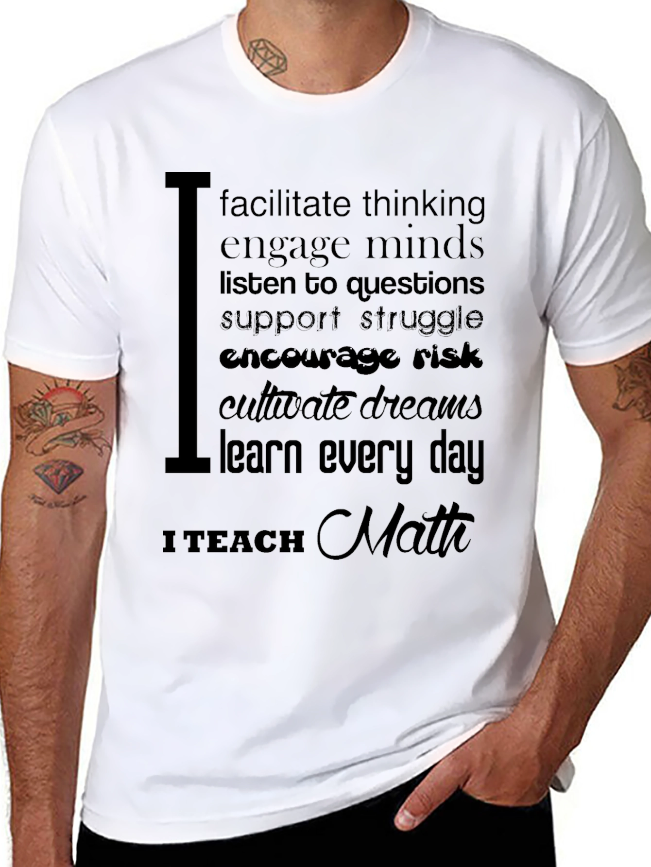 I Teach Math T-Shirt