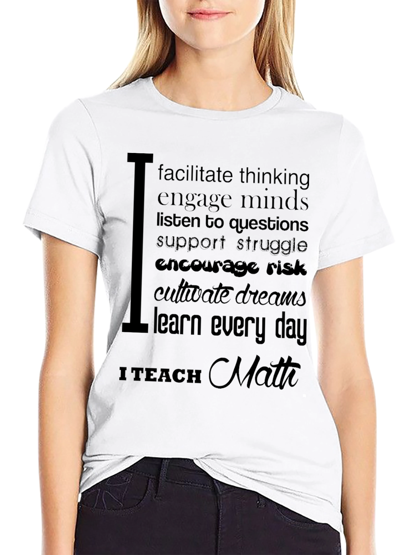 I Teach Math T-Shirt