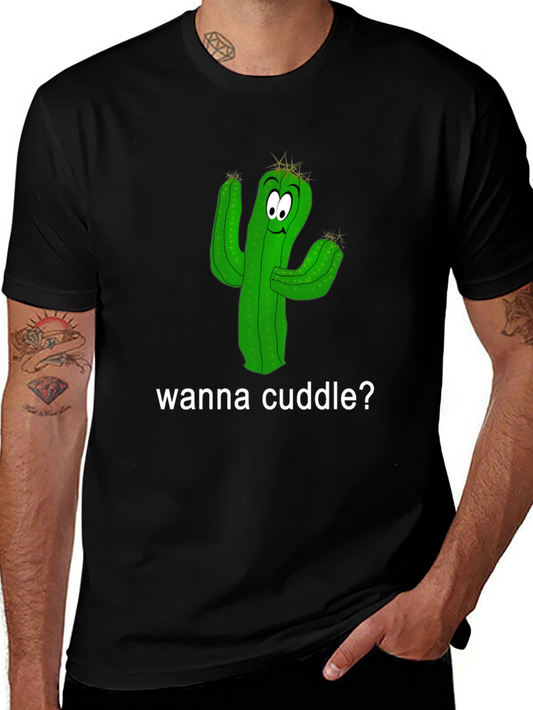 Cuddle Cactus T-Shirt - Funny Graphic Tee