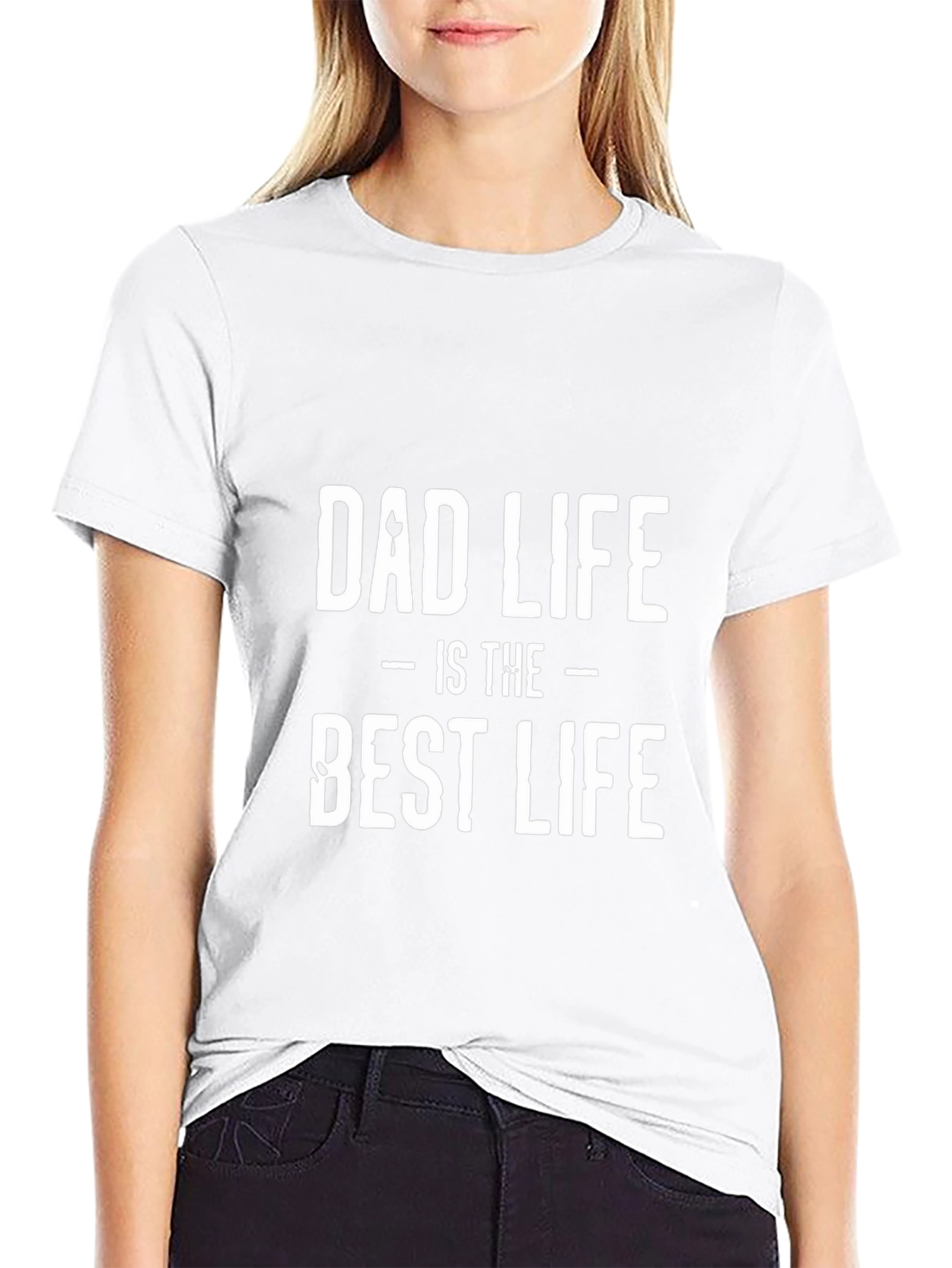 Dad Life is the Best Life Black T-Shirt