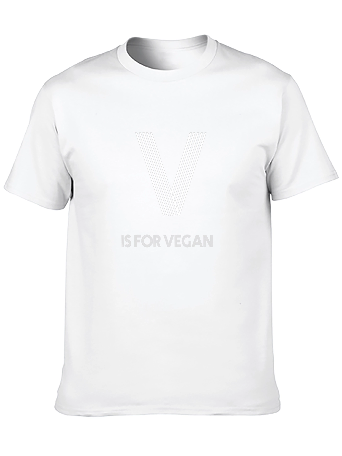 Vegan V Graphic Tee - Stylish & Comfortable