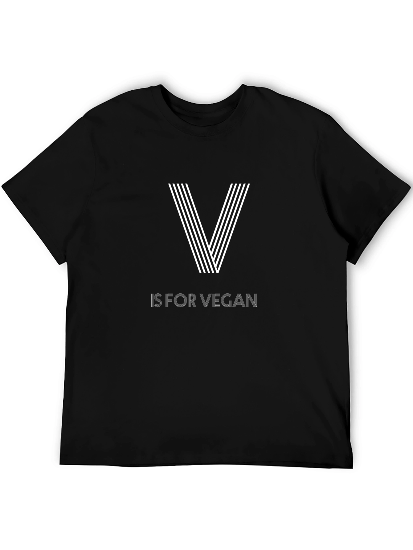 Vegan V Graphic Tee - Stylish & Comfortable
