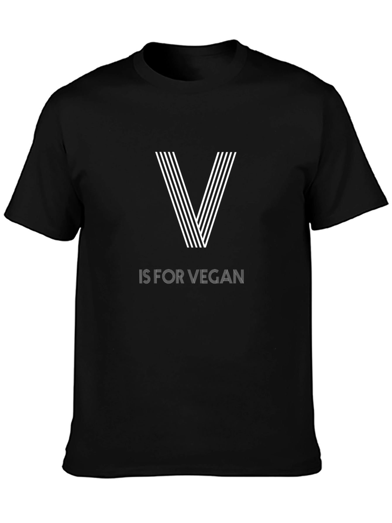 Vegan V Graphic Tee - Stylish & Comfortable