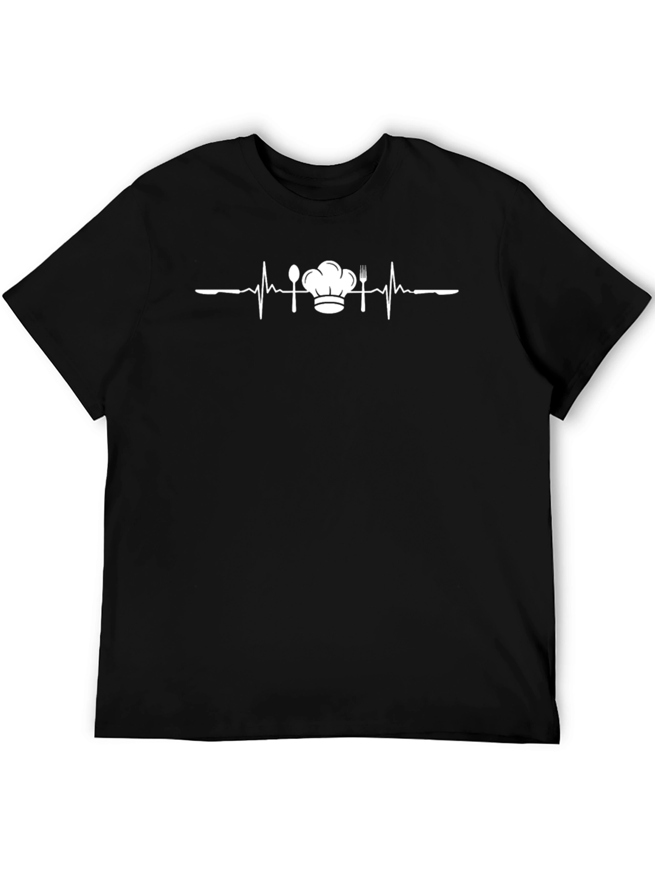 Chefs Heartbeat T-Shirt - Culinary Passion Tee
