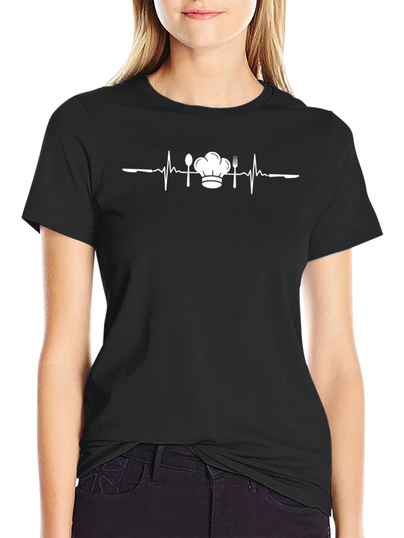 Chefs Heartbeat T-Shirt - Culinary Passion Tee