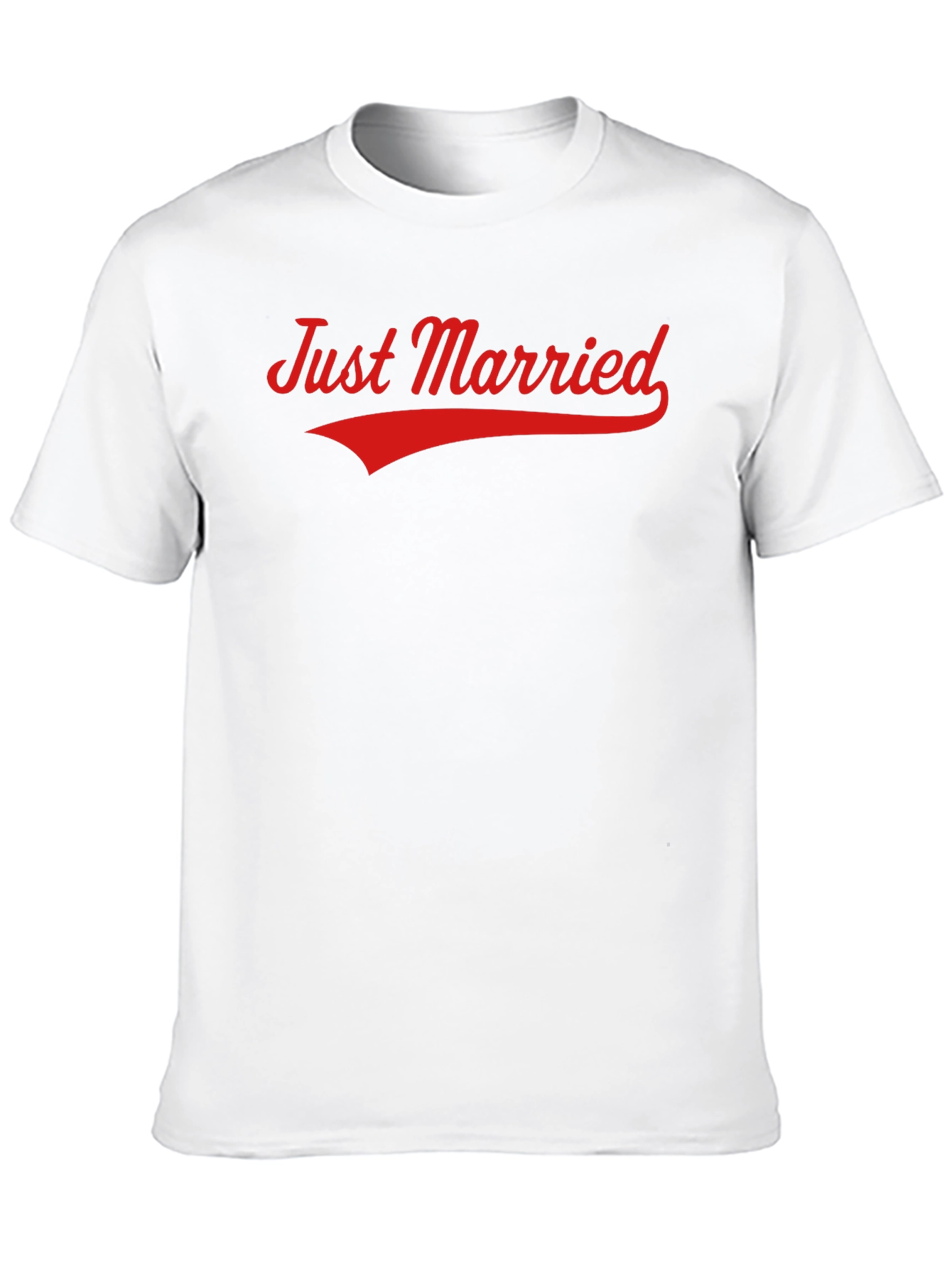 Just Married Graphic Tee - Black