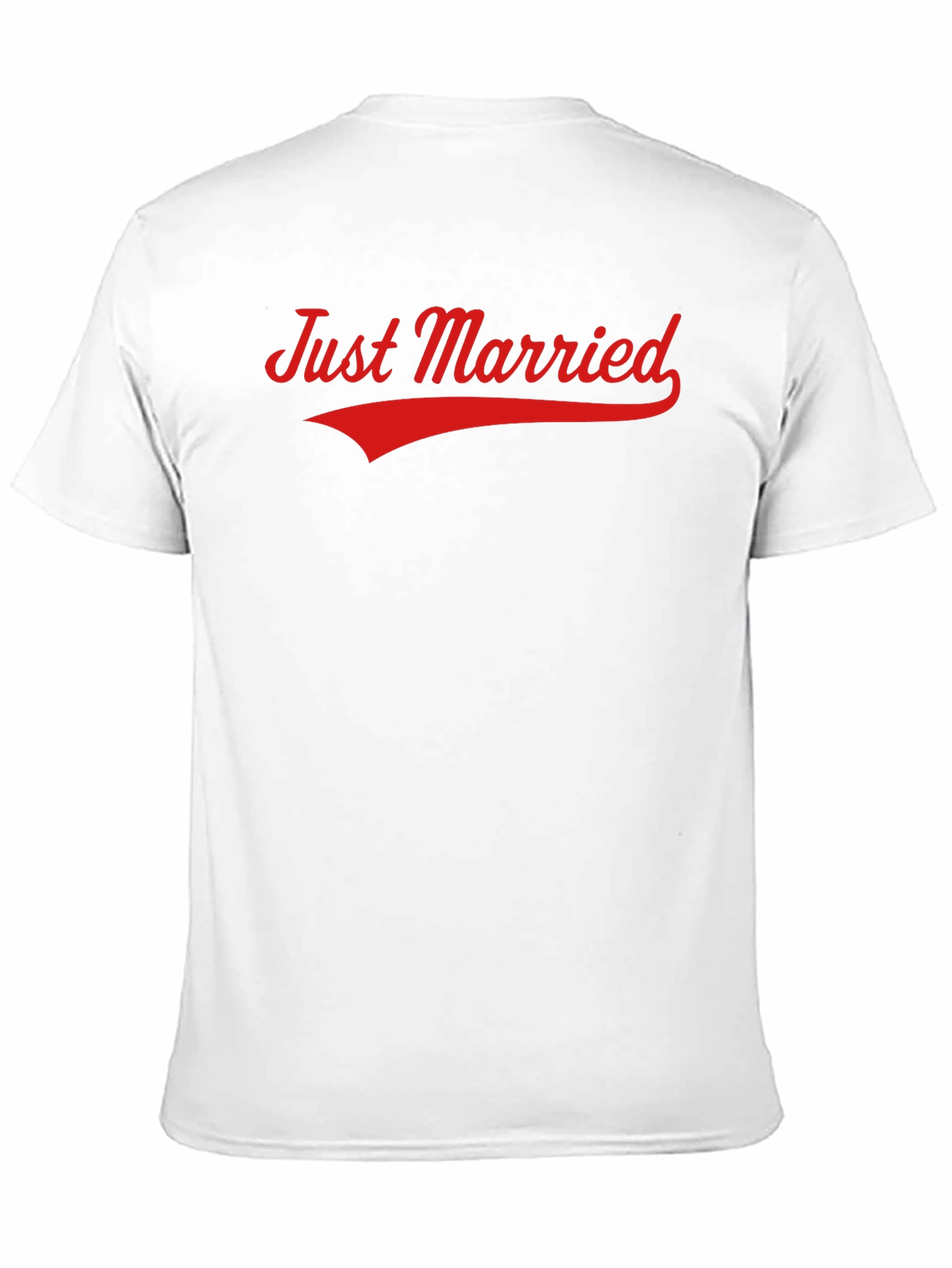Just Married Graphic Tee - Black